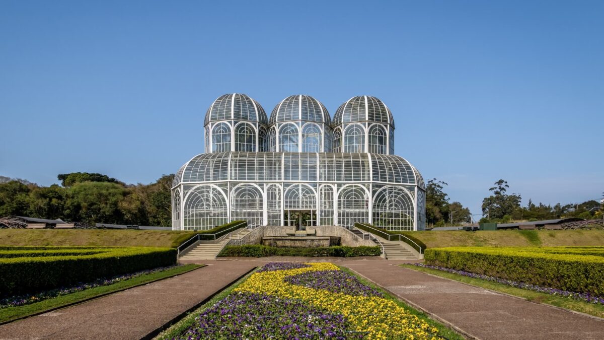 Jardim Botânico de Curitiba, no Paraná.